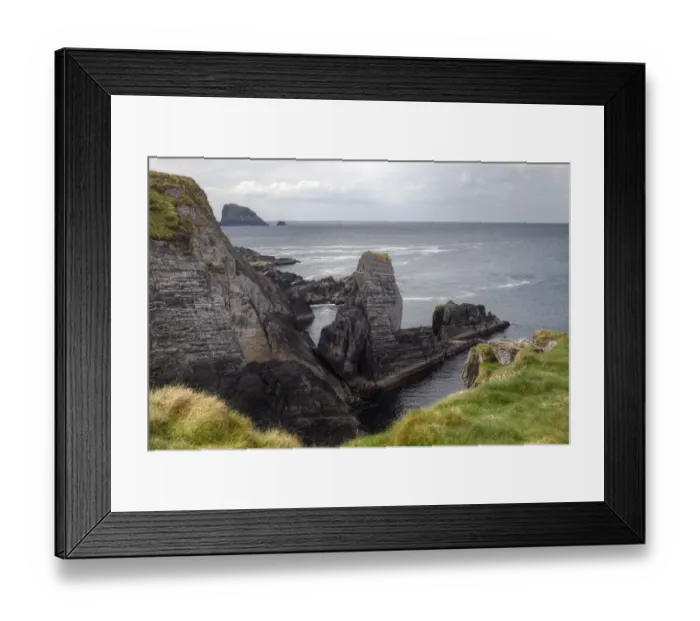 Framed Print : Rocky coast, Three Castle Head, Mizen Head Peninsula, West Cork, Republic of Ireland, British Isles, Europe Framed Print : Rocky coast, Three Castle Head, Mizen Head Peninsula, West Cork, Republic of Ireland, British Isles, Europe
