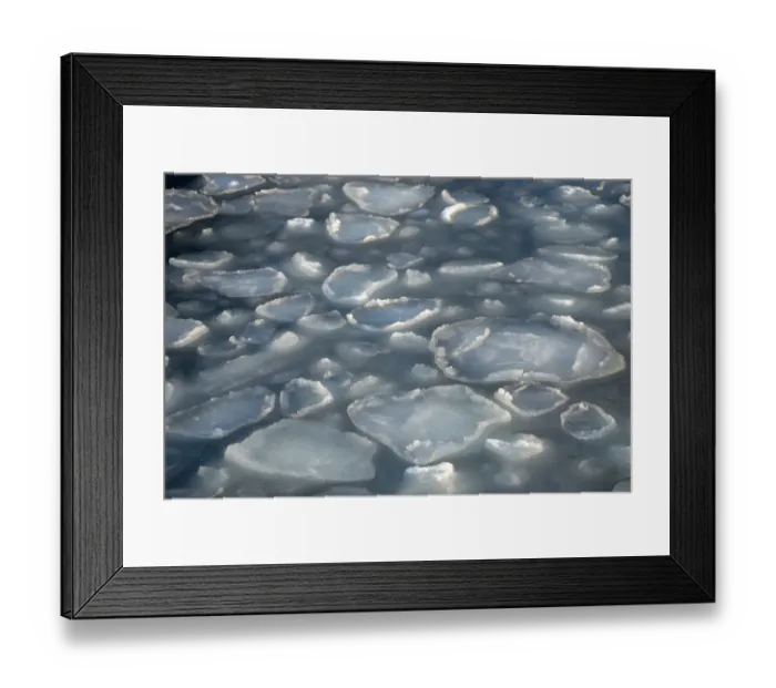 Framed Print : Ice floes in winter Framed Print : Ice floes in winter