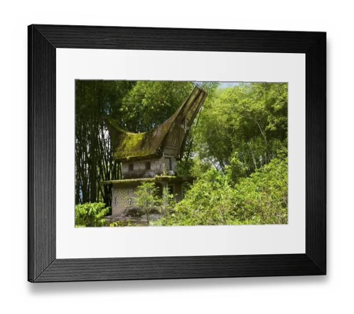 Framed Print : Lokomata burial site in the shape of a traditional Toraja house, near Ratepao, Sulawesi, Indonesia, Southeast Asia Framed Print : Lokomata burial site in the shape of a traditional Toraja house, near Ratepao, Sulawesi, Indonesia, Southeast Asia