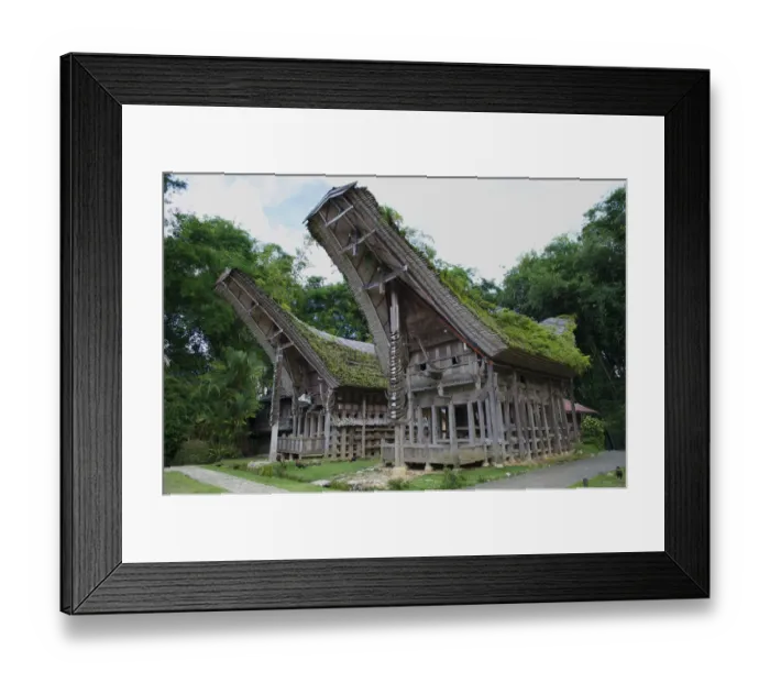 Framed Print : Kete Kesu village with traditional Toraja houses near Rantepao, Sulawesi, Indonesia, Southeast Asia Framed Print : Kete Kesu village with traditional Toraja houses near Rantepao, Sulawesi, Indonesia, Southeast Asia