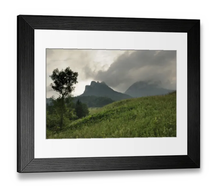 Framed Print : Mt. Poludnove Skaly, left, and Mt. Velky Rozsutec, 1609 m, right, Stefanova, Mala Fatra National Park, Slovakia, Europe Framed Print : Mt. Poludnove Skaly, left, and Mt. Velky Rozsutec, 1609 m, right, Stefanova, Mala Fatra National Park, Slovakia, Europe