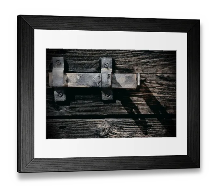 Framed Print : Doorlock Framed Print : Doorlock
