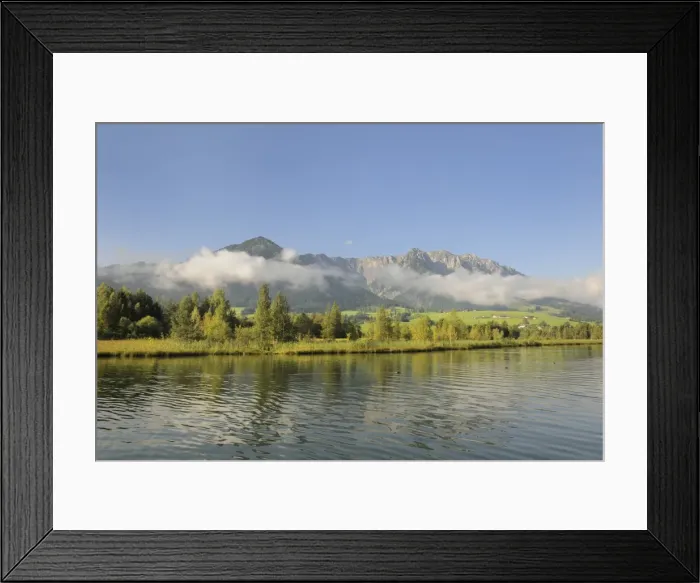 Framed Print : Mt Zahmer Kaiser and Walchsee Lake seen from Camping Seespitz, Tyrol, Austria, Europe Framed Print : Mt Zahmer Kaiser and Walchsee Lake seen from Camping Seespitz, Tyrol, Austria, Europe