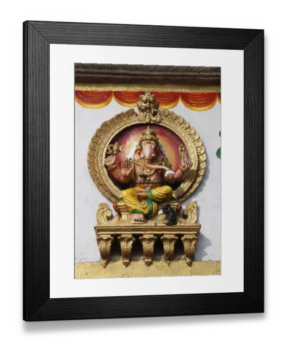 Framed Print : Ganesh figure on Sri Chamundeshwari Temple, Chamundi Hill, Mysore, Karnataka, South India, India, South Asia, Asia Framed Print : Ganesh figure on Sri Chamundeshwari Temple, Chamundi Hill, Mysore, Karnataka, South India, India, South Asia, Asia