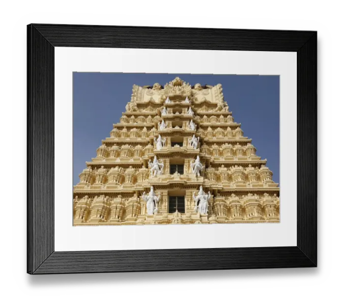 Framed Print : Gopuram of Sri Chamundeshwari Temple, Chamundi Hill, Mysore, Karnataka, South India, India, South Asia, Asia Framed Print : Gopuram of Sri Chamundeshwari Temple, Chamundi Hill, Mysore, Karnataka, South India, India, South Asia, Asia