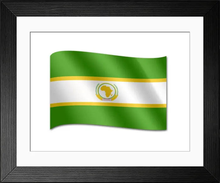 Framed Print : Flag of the African Union Framed Print : Flag of the African Union