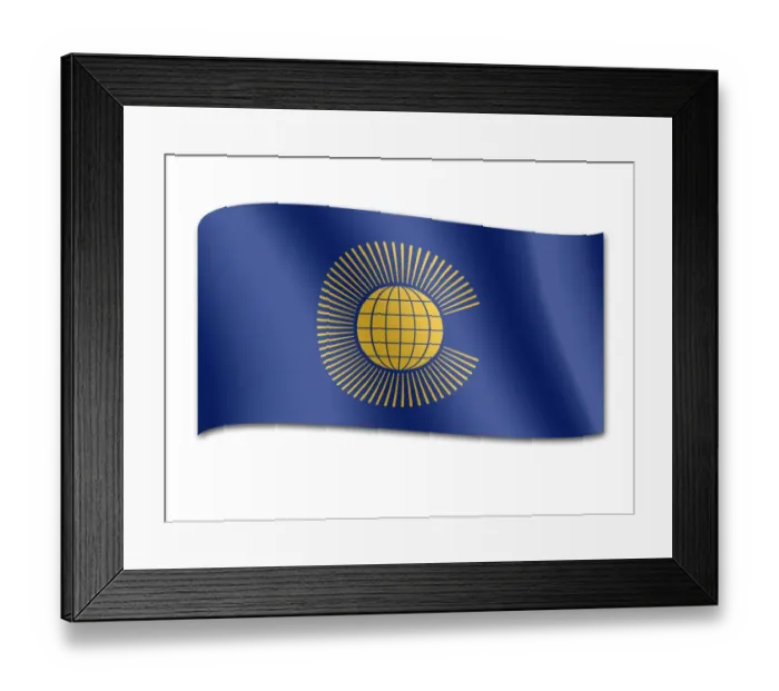 Framed Print : Flag of the Commonwealth of Nations Framed Print : Flag of the Commonwealth of Nations