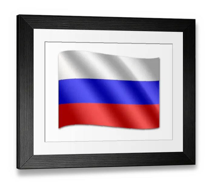 Framed Print : Flag of Russia Framed Print : Flag of Russia