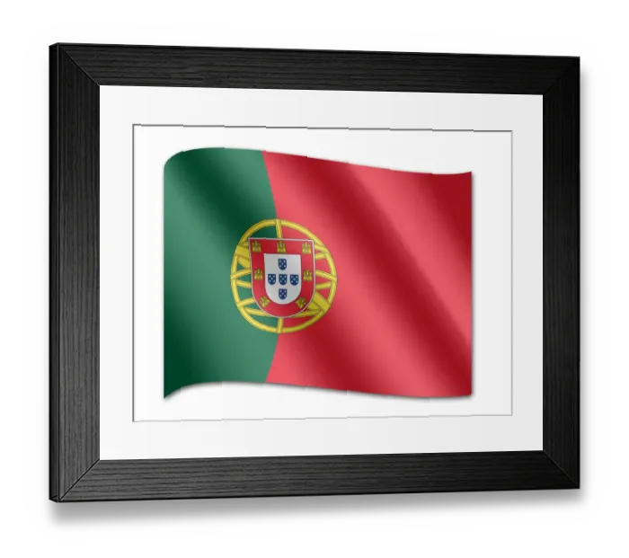 Framed Print : Flag of Portugal Framed Print : Flag of Portugal
