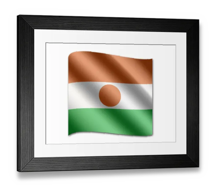 Framed Print : Flag of Niger Framed Print : Flag of Niger