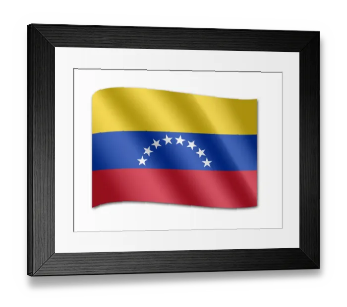 Framed Print : Flag of Venezuela Framed Print : Flag of Venezuela