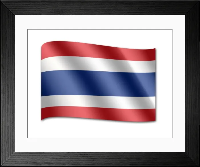 Framed Print : Flag of Thailand Framed Print : Flag of Thailand