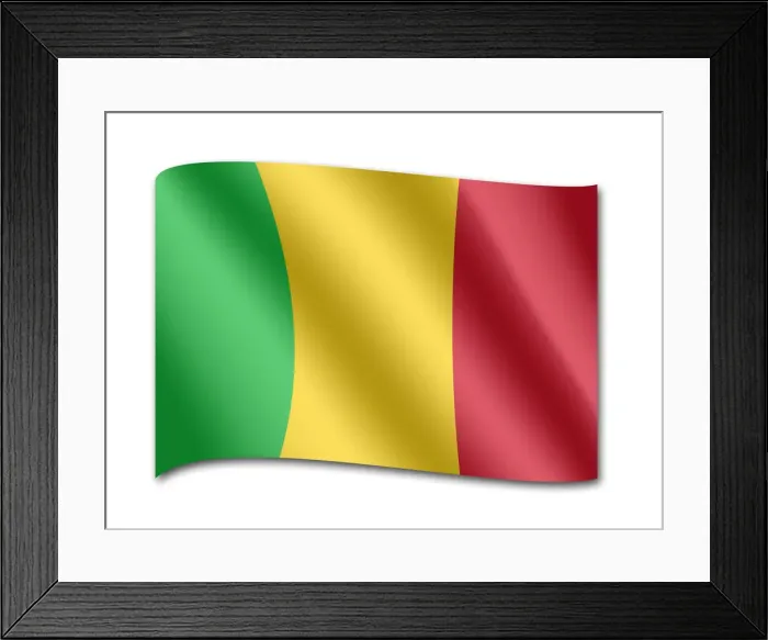 Framed Print : Flag of Mali Framed Print : Flag of Mali