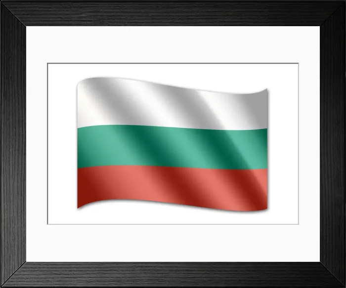 Framed Print : Flag of Bulgaria Framed Print : Flag of Bulgaria