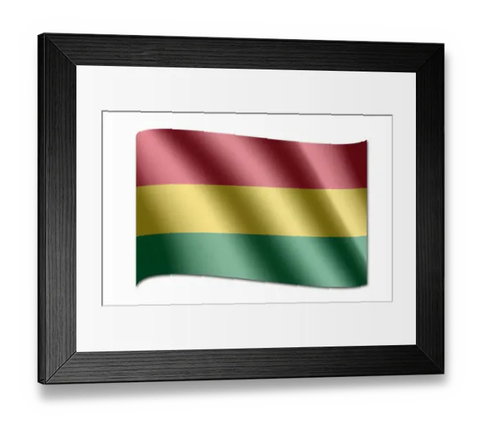 Framed Print : Flag of Bolivia Framed Print : Flag of Bolivia