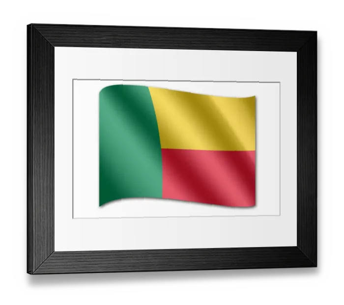 Framed Print : Flag of Benin Framed Print : Flag of Benin