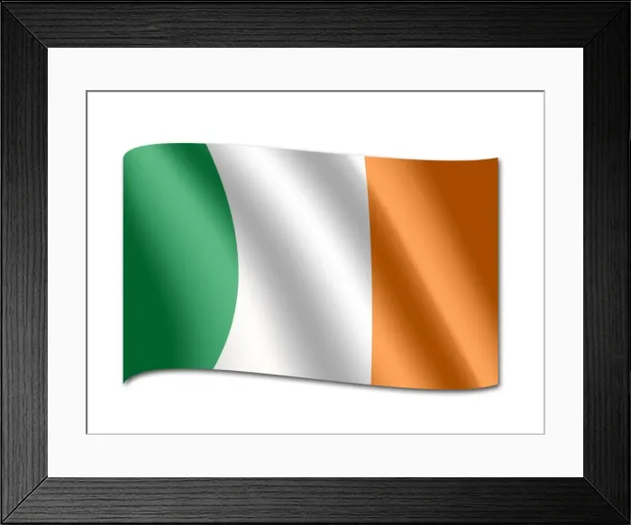 Framed Print : Flag of Ireland Framed Print : Flag of Ireland