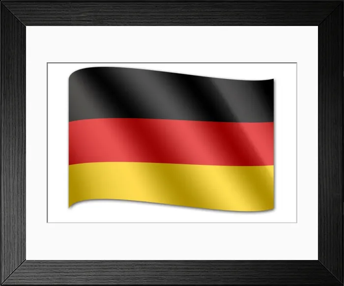 Framed Print : Flag of Germany