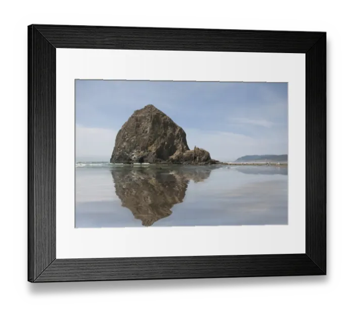Framed Print : Haystack Rock at Cannon Beach, Clatsop County, Oregon, USA