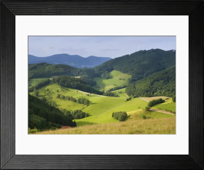 Framed Print : Black Forest landscape near Gutach, Black Forest, Baden-Wuerttemberg, Germany, Europe Framed Print : Black Forest landscape near Gutach, Black Forest, Baden-Wuerttemberg, Germany, Europe