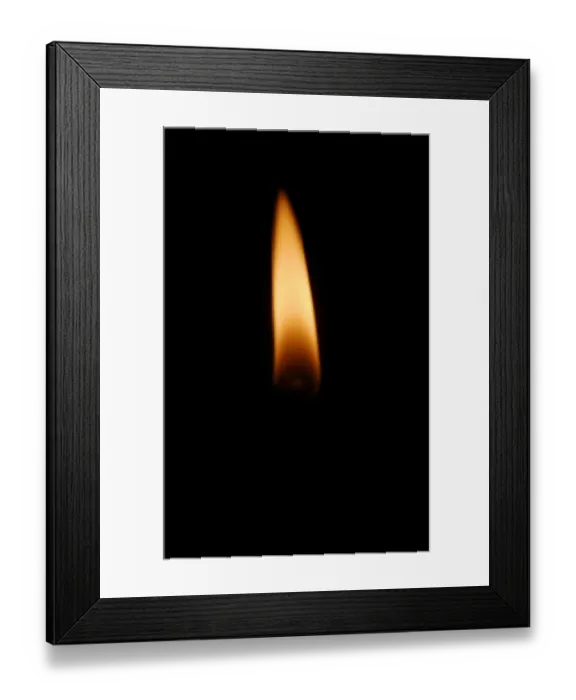 Framed Print : Flame Framed Print : Flame