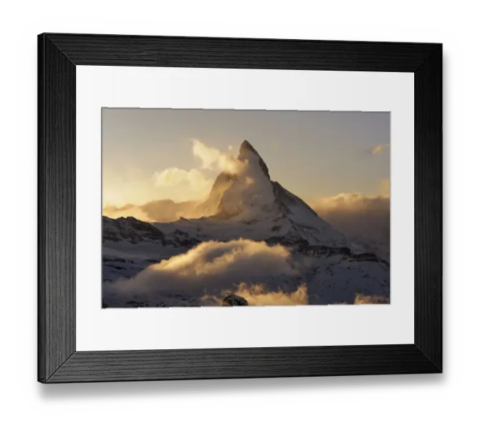 Framed Print : Mt Matterhorn in the light of the setting sun, Zermatt, Valais, Switzerland, Europe, Europe Framed Print : Mt Matterhorn in the light of the setting sun, Zermatt, Valais, Switzerland, Europe, Europe