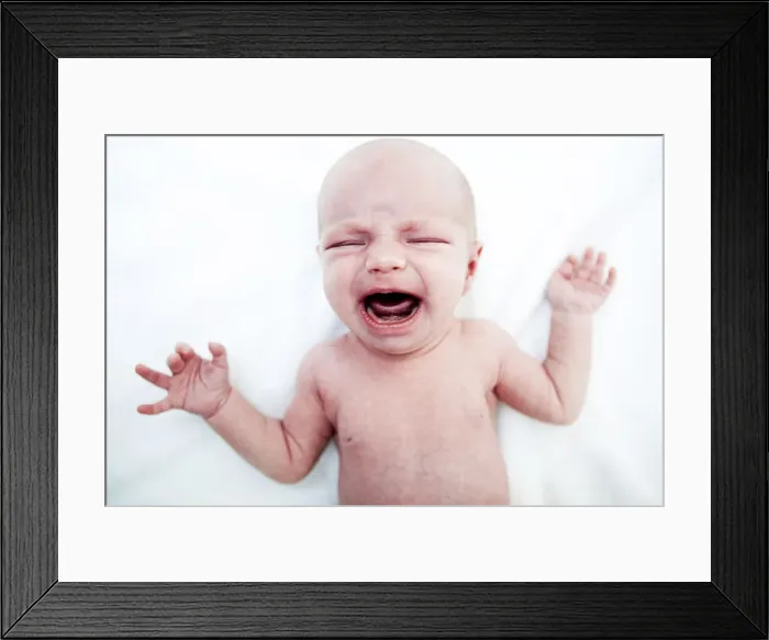 Framed Print : Crying baby Framed Print : Crying baby