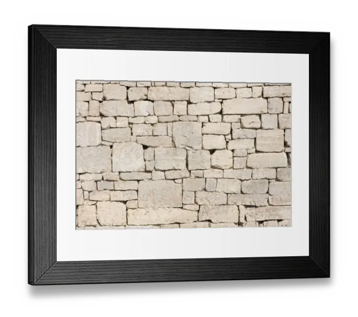 Framed Print : Sandstone wall Framed Print : Sandstone wall