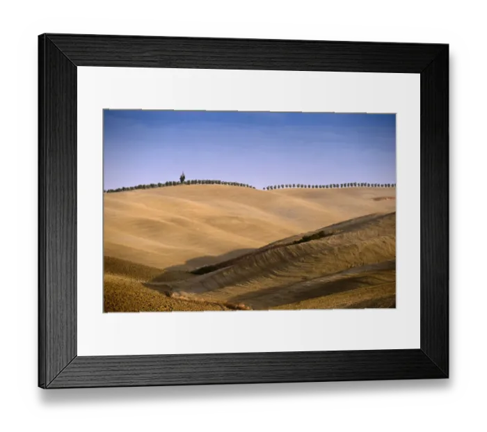 Framed Print : Tuscan landscape near Pienza, Tuscany, Italy, Europe Framed Print : Tuscan landscape near Pienza, Tuscany, Italy, Europe