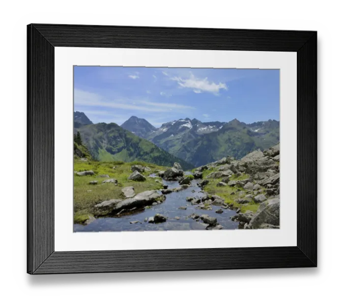 Framed Print : Small lake and mountains to the southwest, Schladminger Tauern mountain range, Styria, Austria, Europe Framed Print : Small lake and mountains to the southwest, Schladminger Tauern mountain range, Styria, Austria, Europe