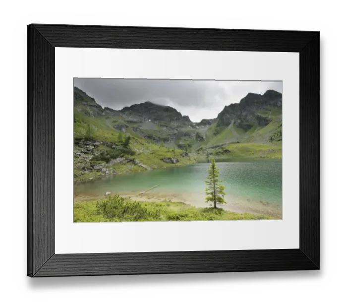 Framed Print : Moaralmsee lake and in the rear Mt. Filzscharte, Schladminger Tauern mountain range, Styria, Austria, Europe Framed Print : Moaralmsee lake and in the rear Mt. Filzscharte, Schladminger Tauern mountain range, Styria, Austria, Europe
