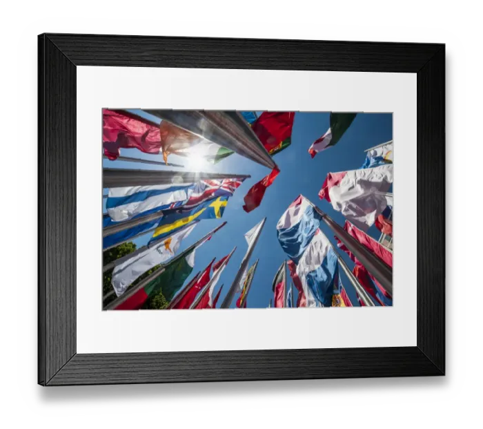 Framed Print : Flags on steel masts, flying in the wind, Munich, Upper Bavaria, Bavaria, Germany Framed Print : Flags on steel masts, flying in the wind, Munich, Upper Bavaria, Bavaria, Germany