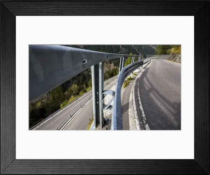 Framed Print : Splugen pass road, Sondrio province, Lombardy, Italy Framed Print : Splugen pass road, Sondrio province, Lombardy, Italy