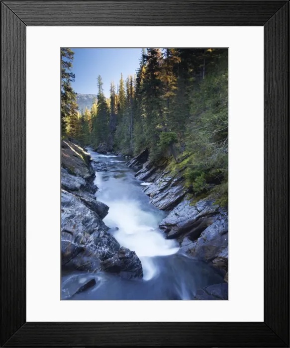 Framed Print : Icicle Creek in autumn, Leavenworth, Washington, United States Framed Print : Icicle Creek in autumn, Leavenworth, Washington, United States