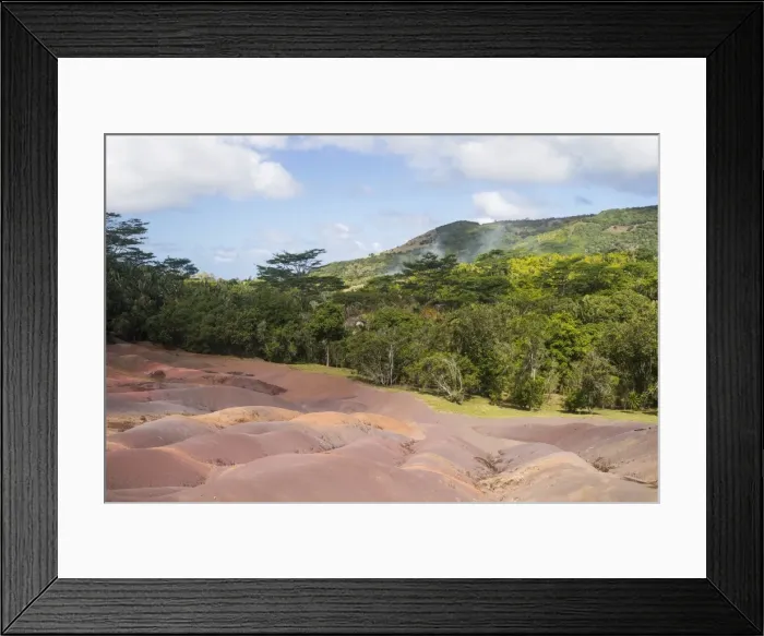 Framed Print : Chamarel Coloured Earths, Terre de couleurs 7, Black River Gorges National Park, Chamarel, Mauritius Framed Print : Chamarel Coloured Earths, Terre de couleurs 7, Black River Gorges National Park, Chamarel, Mauritius