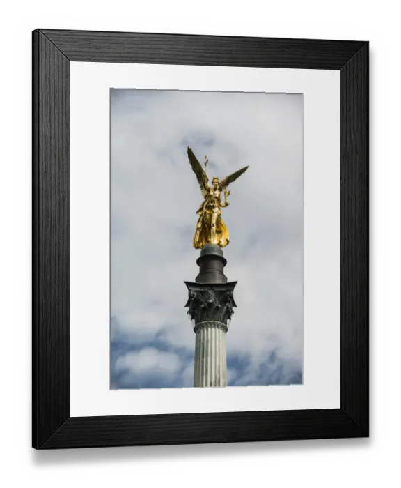 Framed Print : Angel of Peace, Munich, Upper Bavaria, Bavaria, Germany Framed Print : Angel of Peace, Munich, Upper Bavaria, Bavaria, Germany