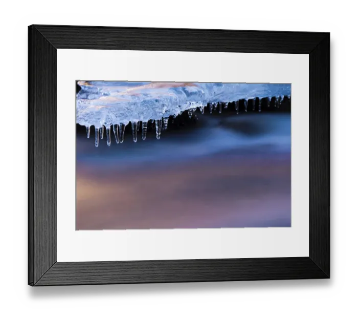 Framed Print : Djupin river, with ice and rocks at sunrise, Vik, Iceland Framed Print : Djupin river, with ice and rocks at sunrise, Vik, Iceland