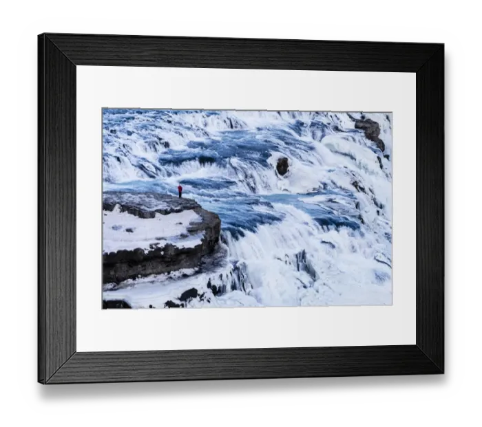 Framed Print : Gullfoss waterfall, Gullfoss, Iceland