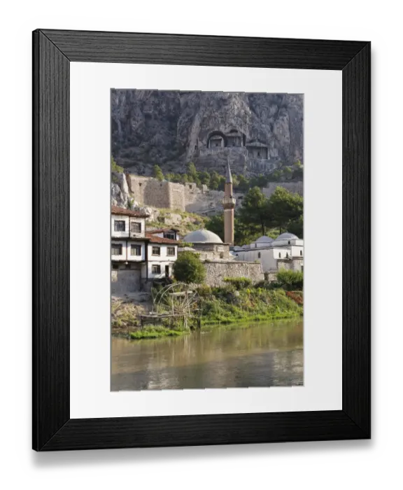 Framed Print : Mosque and Tombs of the Kings, Amasya, Yesilirmak River, Black Sea Region, Turkey Framed Print : Mosque and Tombs of the Kings, Amasya, Yesilirmak River, Black Sea Region, Turkey