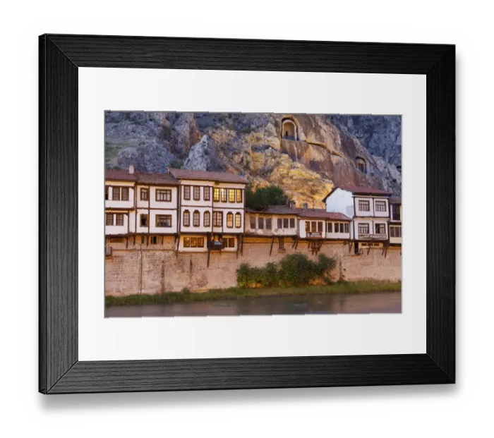 Framed Print : Ottoman houses on the Yesilirmak river, Amasya, Black Sea Region, Turkey Framed Print : Ottoman houses on the Yesilirmak river, Amasya, Black Sea Region, Turkey