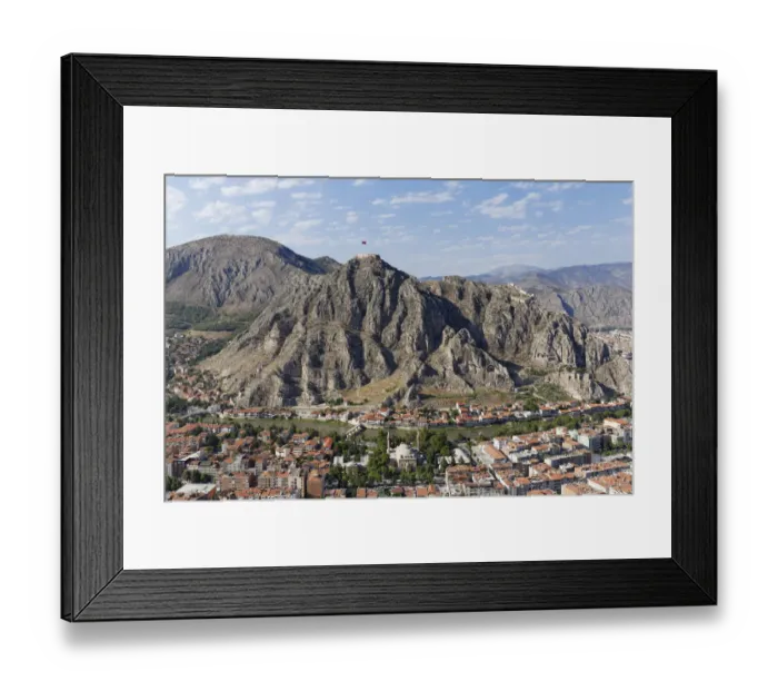 Framed Print : Townscape with castle, Amasya, river Yesilirmak, Black Sea Region, Turkey Framed Print : Townscape with castle, Amasya, river Yesilirmak, Black Sea Region, Turkey