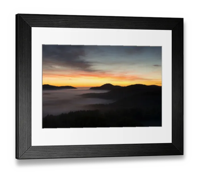 Framed Print : Palatinate Forest, from Lindelbrunn castle ruins, Dahn Rockland, Dahn, Palatinate, Rhineland-Palatinate, Germany