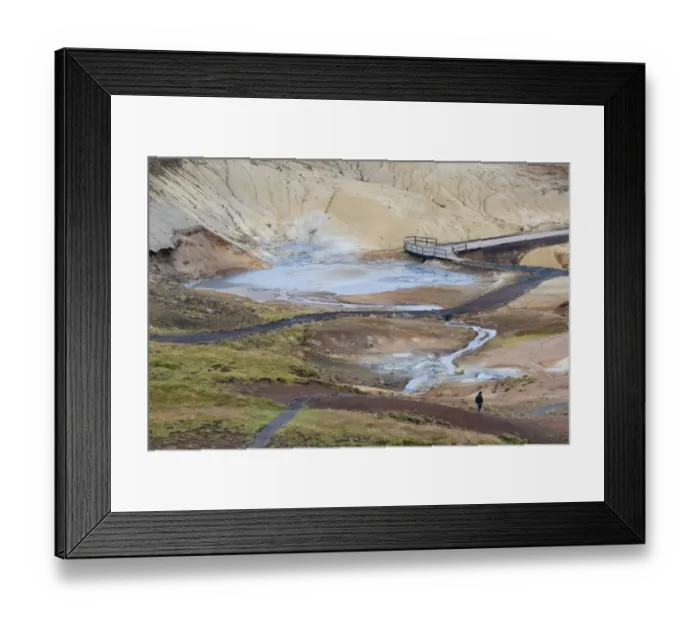 Framed Print : Mud pits, solfatare, mineral deposits, Seltun geothermal area near Krysuvik or Krisuvik, Reykjanesskagi, Southern Peninsula or Reykjanes, Iceland Framed Print : Mud pits, solfatare, mineral deposits, Seltun geothermal area near Krysuvik or Krisuvik, Reykjanesskagi, Southern Peninsula or Reykjanes, Iceland