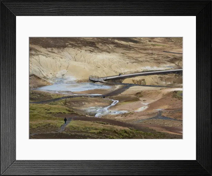 Framed Print : Mud pits, solfatare, mineral deposits, Seltun geothermal area near Krysuvik or Krisuvik, Reykjanesskagi, Southern Peninsula or Reykjanes, Iceland Framed Print : Mud pits, solfatare, mineral deposits, Seltun geothermal area near Krysuvik or Krisuvik, Reykjanesskagi, Southern Peninsula or Reykjanes, Iceland