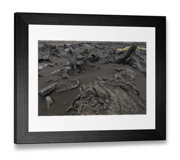 Framed Print : Black sand, lava, Reykjanesskagi, Southern Peninsula or Reykjanes, Iceland Framed Print : Black sand, lava, Reykjanesskagi, Southern Peninsula or Reykjanes, Iceland