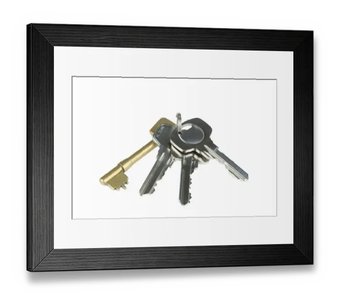 Framed Print : Bunch of keys Framed Print : Bunch of keys