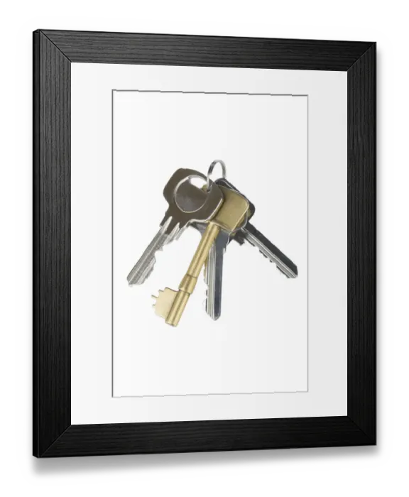 Framed Print : Bunch of keys Framed Print : Bunch of keys
