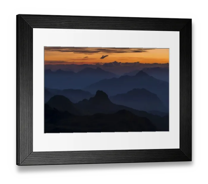 Framed Print : Sunrise above the Montafon mountains, Gargellen, Montafon, Vorarlberg, Austria Framed Print : Sunrise above the Montafon mountains, Gargellen, Montafon, Vorarlberg, Austria