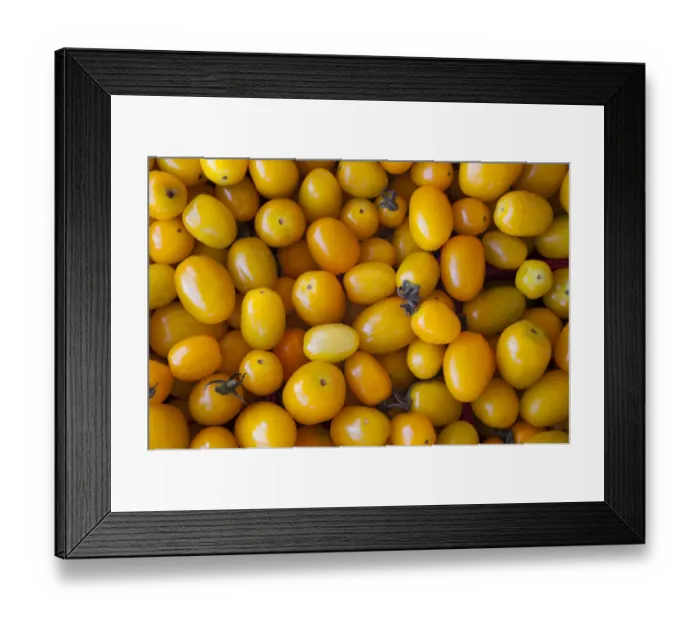 Framed Print : Yellow cherry tomatoes Framed Print : Yellow cherry tomatoes