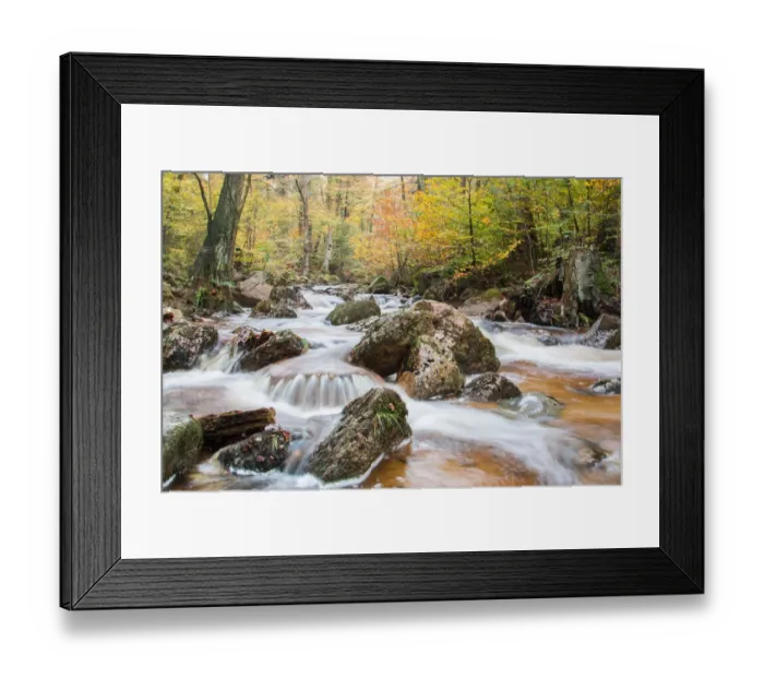 Framed Print : Ilsetal valley in autumn, near Ilsenburg, Saxony-Anhalt, Germany Framed Print : Ilsetal valley in autumn, near Ilsenburg, Saxony-Anhalt, Germany